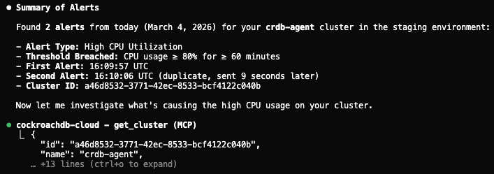 Step 2: Agent monitors background jobs and profiles SQL statements